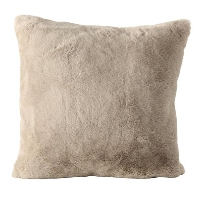 BOLTZE Kissen Storan Beige 45 x 45 cm Plüsch Polyester Reißverschluss