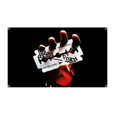 Judas Priest British Steel Banner Tapestry Flag Heavy Metal Rob Halford 3ftX2ft