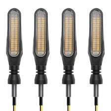 Motorcycle Indicators High Brightness Sequential Flowing Turn Signal Lights F...