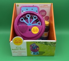 Sun Squad Light Up Party Bubble Maker Bubbles. New In Box
