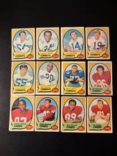 1970 Topps Football Lot 22 Dif Cowboys, Chiefs. Cards. Lee Roy Jordan H O FStars
