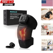 Cordless Knee Massager for Pain Relief with 3 Vibration Modes, 5 Heating Levels