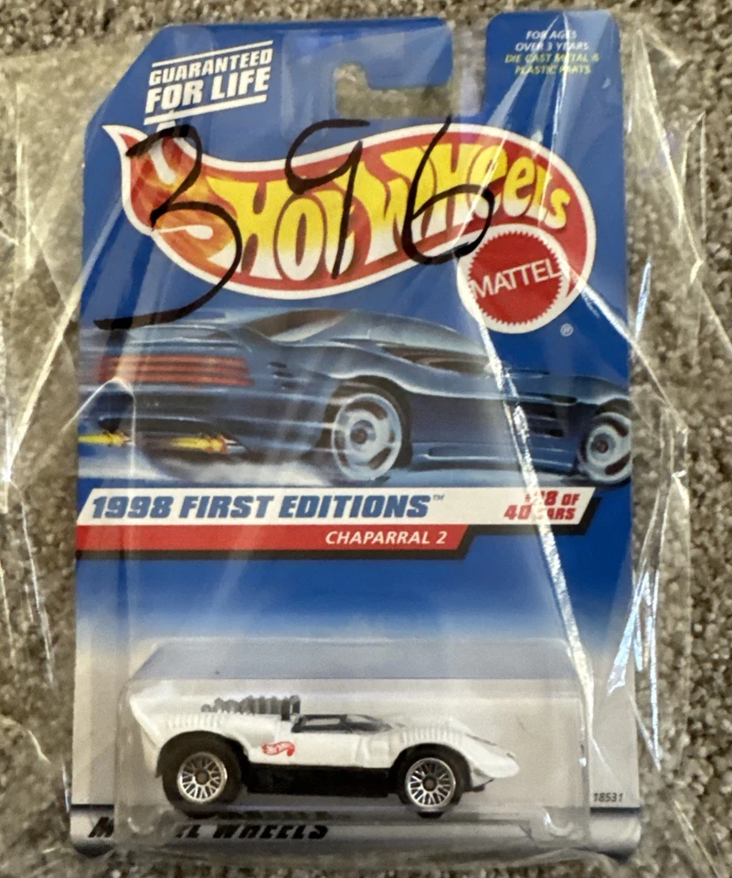 HOT WHEELS 1998 FIRST EDITIONS - CHAPARRAL 2 -#28/40 - Collector #669 - Image 3 of 3