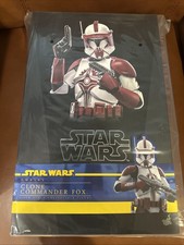Hot Toys TMS103 Star Wars Clone Commander Fox 1 6 Scale Figure brand new Sealed