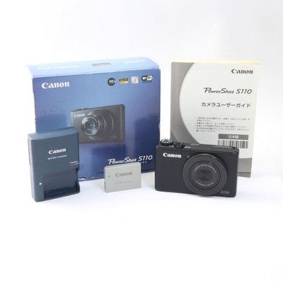 Canon PowerShot S110 Black Compact Digital Camera Excellent