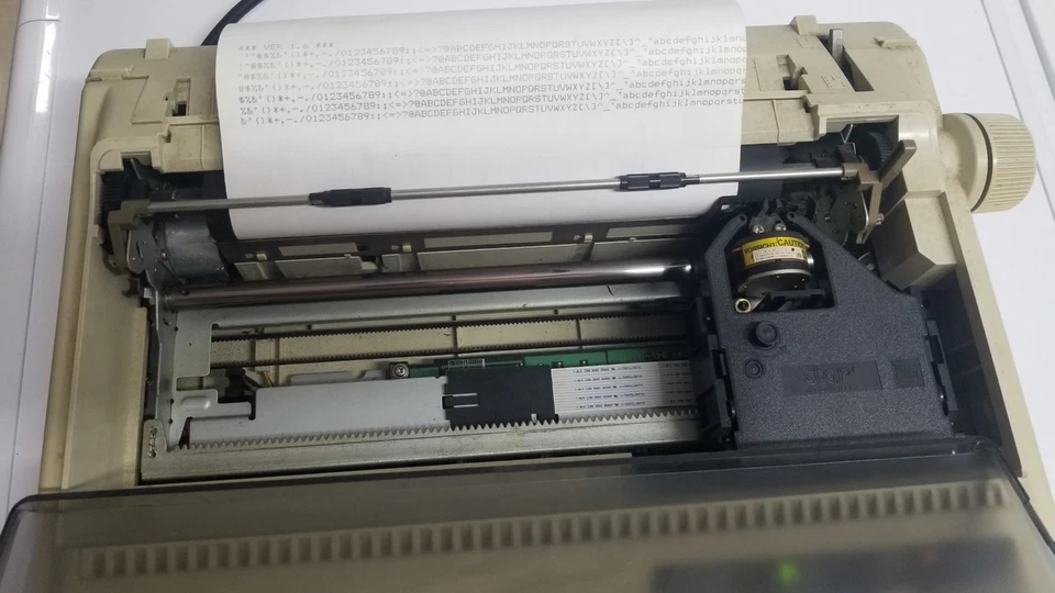 Stampante ad aghi Star Colour LC-10 funzionante Vintage - Immagine 4 di 4