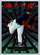 Kumar Rocker 2025 Panini Donruss Unleashed Green Laser Texas Rangers #19