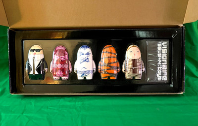 Visionaire 44 Toys (Black Edition) x Kidrobot V44 Black Limited Set of 5 Figures