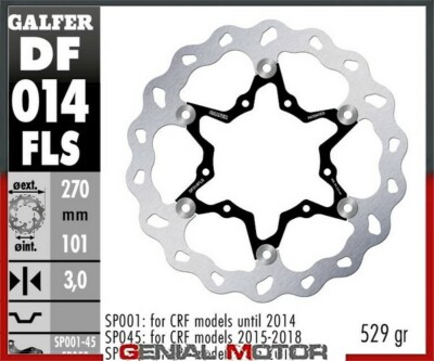 Disque de Frein Avant Flottant Wave Galfer Harley Davidson pas cher