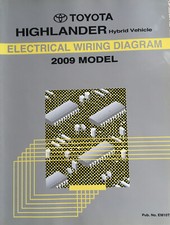 2009 Toyota Highlander Hybrid Electrical Wiring Diagram Manual