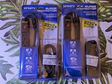 LOT Of 2 - Ultra Xfinity Surge Protector And Extension Cord Kit - 6 Outlets