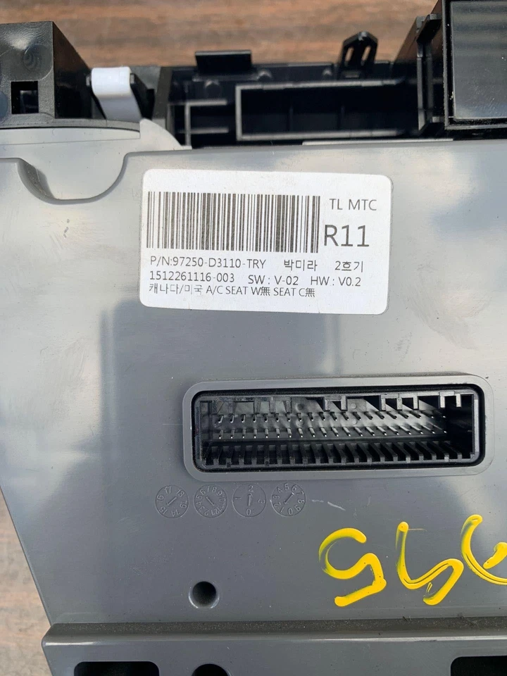 ✅ 2018 HYUNDAI TUCSON A/C CONTROL OEM Foto 3 de 4