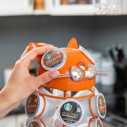 Made Easy Kit Carousel Coffee Pod Holder, Compatible with K-Cups (Pink Pig) - 第 6/15 張圖片