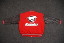 Calgary Stampeders Lettermen Jacket Football Bomber Jacket US Tarrif Paid 