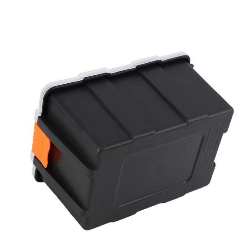 BIG RED Torin Portable 18" Cantilever Tool Box Organizer – 18 Removable Compartments, Black/Orange - View #3