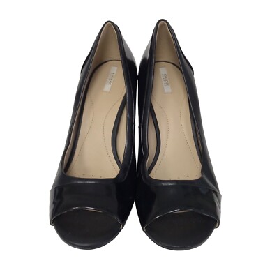 Geox Respira Womens Size US 38 EU Pump Heels Black