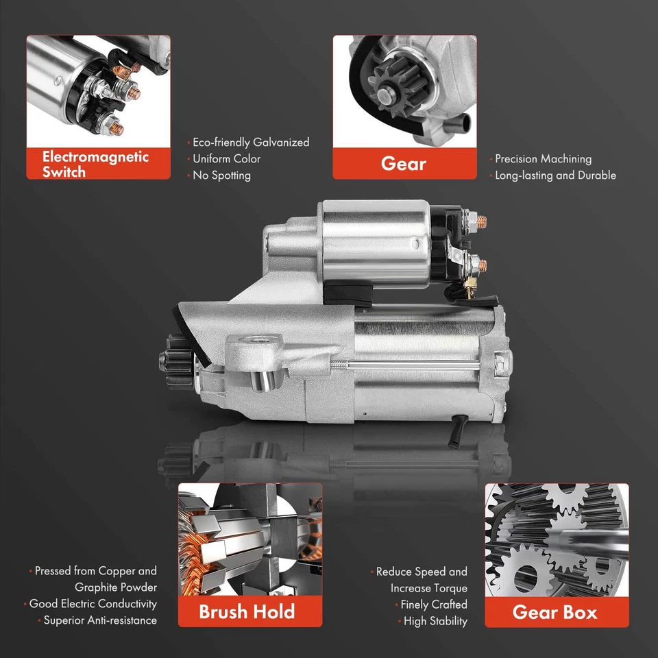 Motor De Arranque para Ford Explorer Edge Flex Taurus Lincoln Continental MKS Mercury Foto 4 de 4