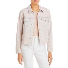 Mother The Cut Drifter Denim Jacket In Dunked In Trouble Women's Size S