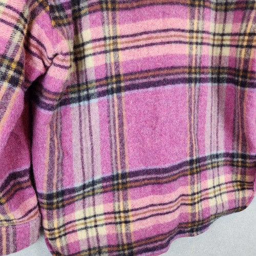 We11done Welldone Jacket Mens Womens One Size Pink English Check Wool Oversized - Picture 12 of 15