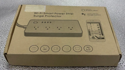 Wi-Fi smart power strip surge protector