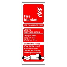 Fire Blanket Sign or Sticker | FEQP0082