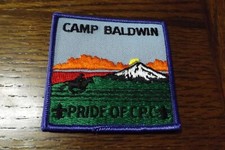 BOY SCOUT PATCH CAMP BALDWIN PRIDE OF CPC COLUMBIA PACIFIC COUNCIL  NOS