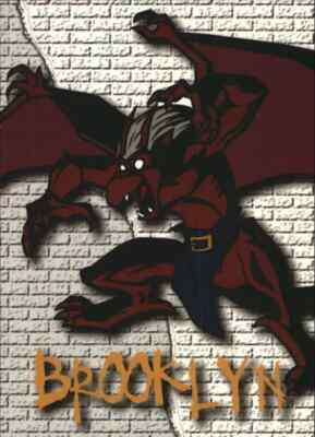 Limited and Mint 1995 Gargoyles Series One #77 Brooklyn & bonus cards added