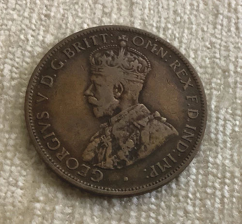 1921 Australia Half Penny — photo from the most recent tracked eBay sale