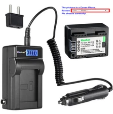 Kastar Battery LCD AC Charger for BP-718 BP718 Canon LEGRIA HF M76 HFM76 Camera