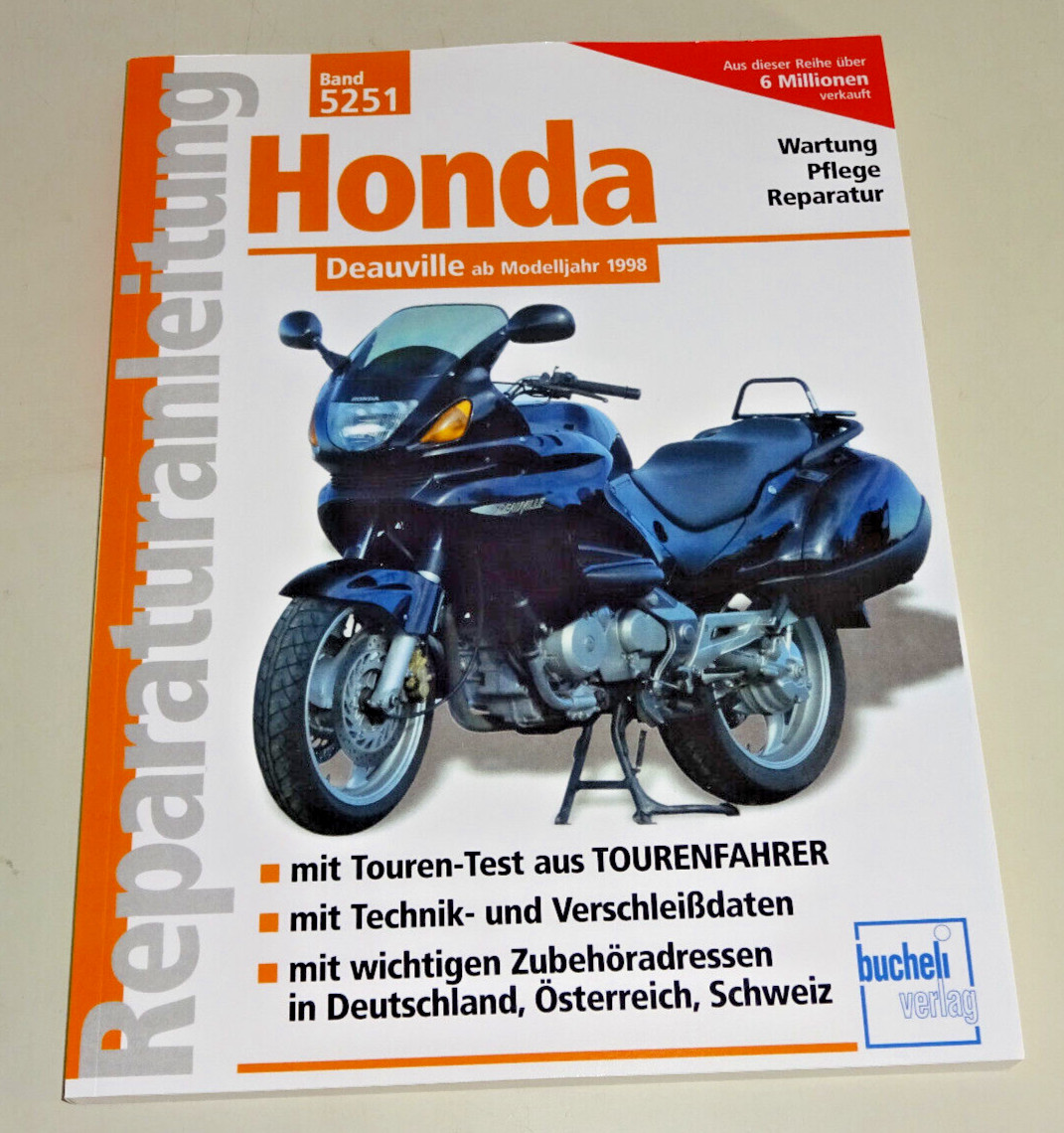 Manuale Istruzioni Riparazione Taschenbuch Honda NT 650 Deauville RC 47
