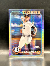 2024 Jack Flaherty Topps Chrome Prism Refractor Detroit Tigers #56