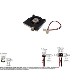 Fan GPU Chipset Cooler Video Graphics Card DC5V ARX BP0545SA7 45mm 45x45x5 2.54