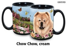 Garden Party Mug - Cream Chow Chow