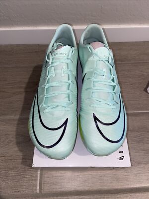 Size 13 Men's | Nike Air Zoom Maxfly Track Spikes Mint Foam Cleats