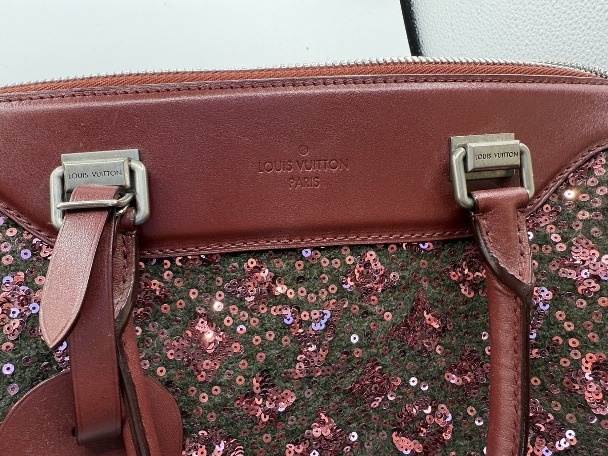 Louis Vuitton Limited Sequins Burgundy Monogram Sunshine Express