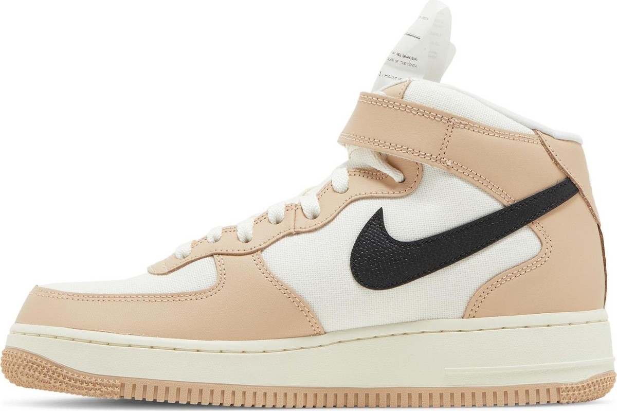 NIKE Air Force 1 ベージュ ハイカットスニーカー Nike Air Force 1 Mid 07 WB [DJ9158-200] Men Casual Shoes Flax