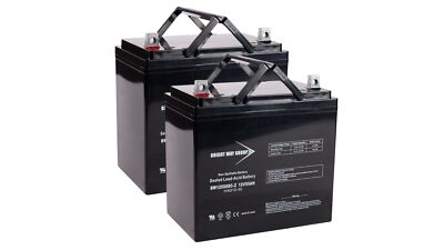 Magnum Everest & Jennings Wheelchair Replacement Battery Set of 2