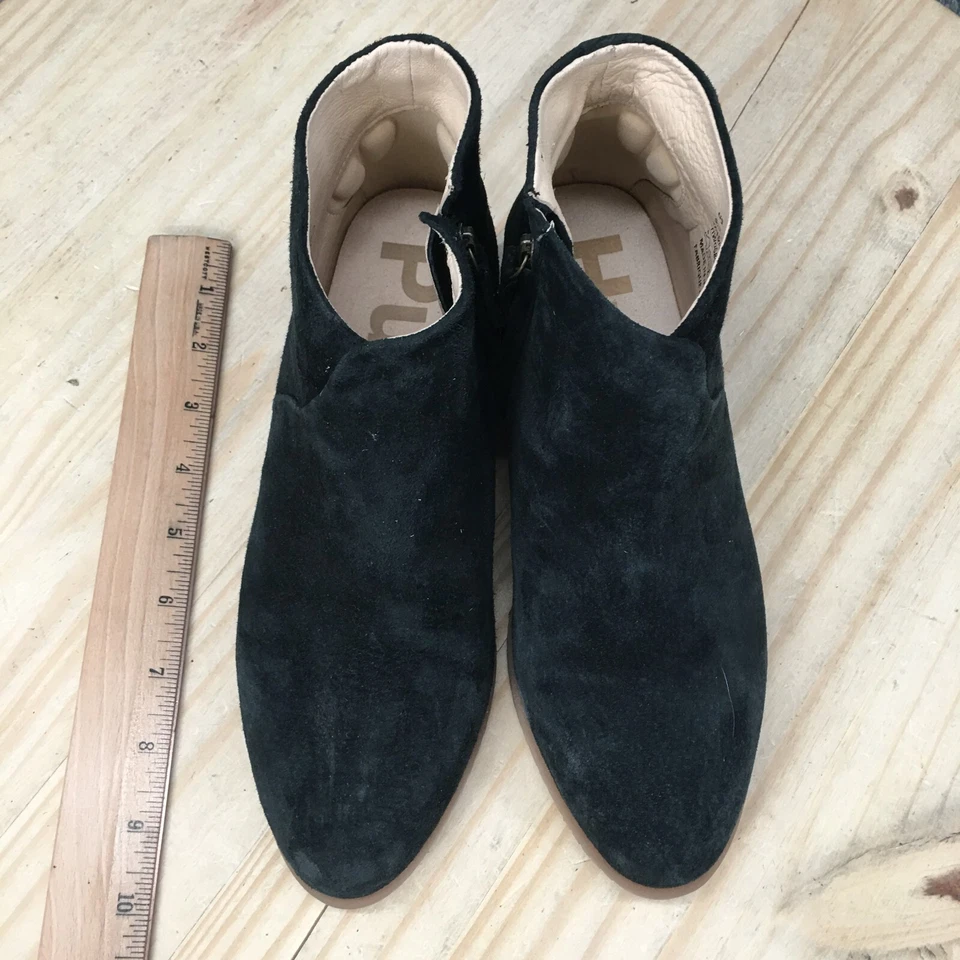 Botas Hush Puppies para mujer 6,5 Sienna botín negro gamuza tobillo HW06806-001 Foto 4 de 4