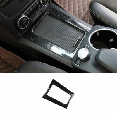 Inner Gear Shift Panel ABS Carbon Fiber Cover Trim For Benz GLK 2013-2015