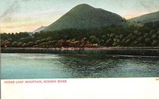 Vintage Postcard Sugar Loaf Mountain Hudson River New York NY Bryant Union Pub.