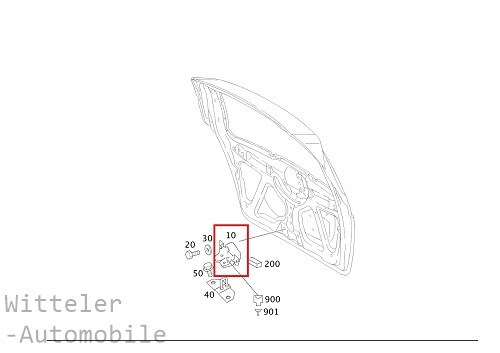 Heckklappenschloss original Mercedes-Benz Heckklappe A-Klasse 169  