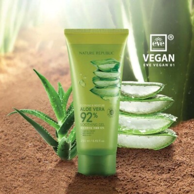 NATURE REPUBLIC Soothing & Moisture Aloe Vera 92% Soothing Gel 250ml KOREA MADE