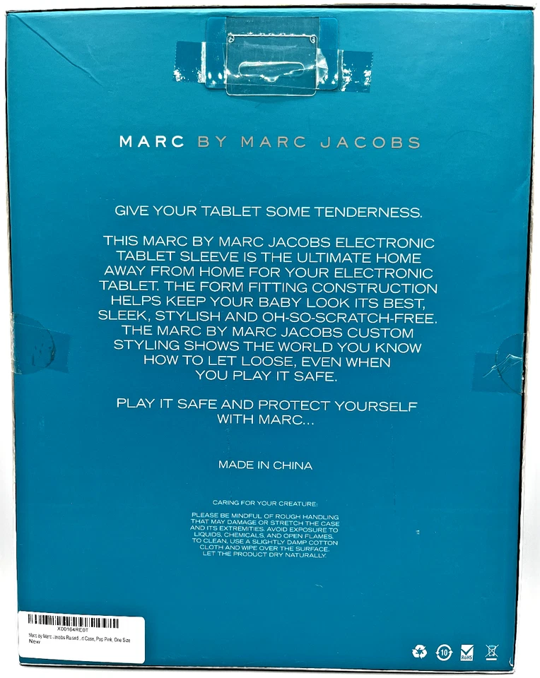 Marc by Marc Jacobs Rue Cat Silicone iPad Case Pop Pink New iPad 4 & iPad 3 - Image 3 of 3