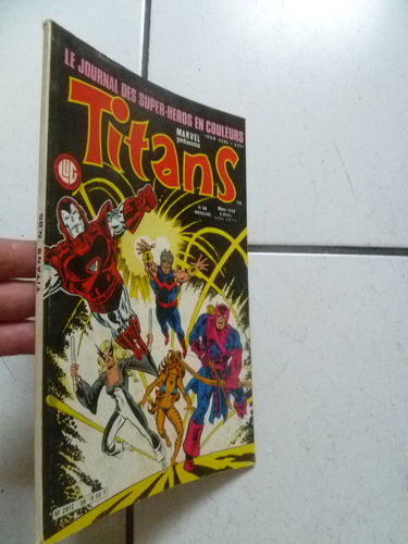 BD Rare TITANS N°1 édition Lug 1976 – Super-héros âge De Bronze, état Bon
