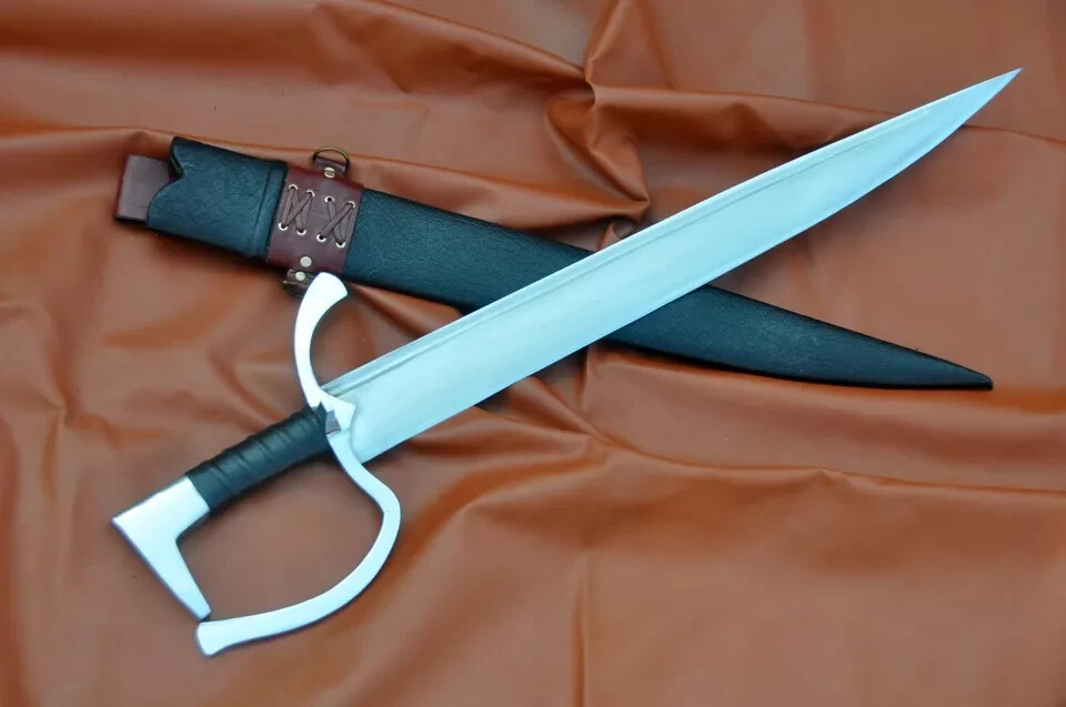 Custom Handmade Carbon Steel Falchion Sword