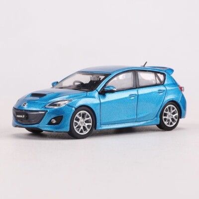ED GCD 1:64 Blue MPS Mazda 3 Hatchback Sports Model Diecast
