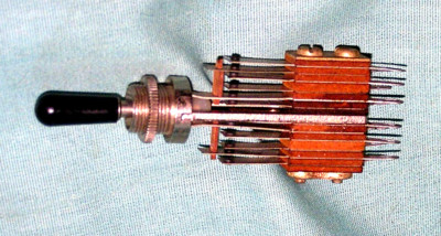 Switchcraft Spring Return Lever Switch 4PDT