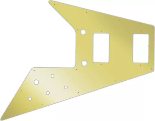 WD Custom Pickguard For Gibson 1989-Present Flying V '67 Reissue #10GD Gold M...