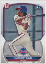 Emaarion Boyd - Philadelphia Phillies - 2023 Bowman - 1st Bowman - #BP-128