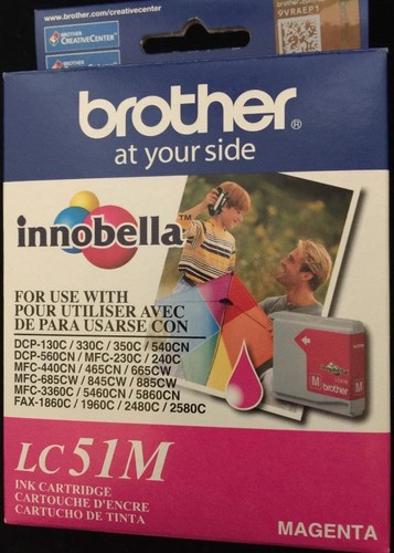 Cartuchos de tinta para impresora Brother 1-LC51BK 5-LC51C 3-LC51M y 2-LC51Y CADUCADOS - Imagen 4 de 4